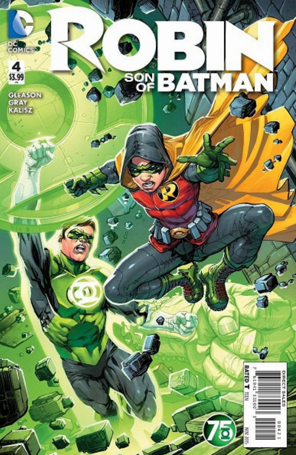 Robin Son Of Batman #04 Green Lantern 75 Variant Cover