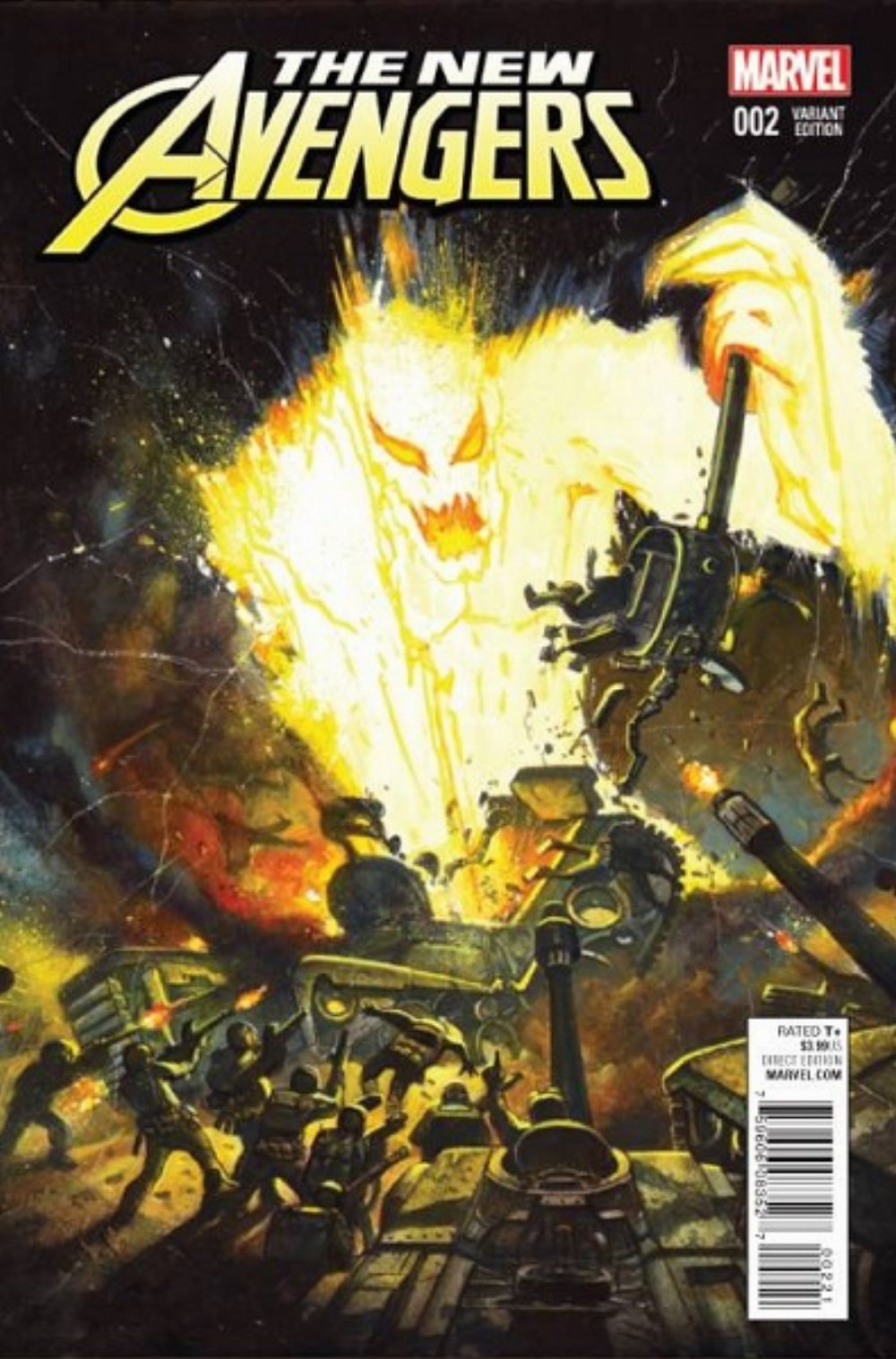 The New Avengers #02 Bisley Kirby Monster Variant Cover