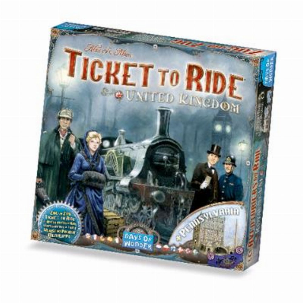 Επέκταση Ticket to Ride: United Kingdom & Pennsylvania