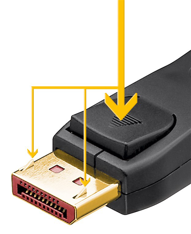 GOOBAY καλώδιο DisplayPort 74760, 16K/60Hz, 80 Gbps, 1m, μαύρο