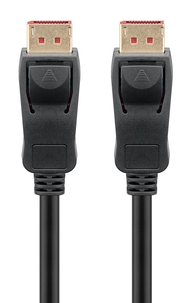 GOOBAY καλώδιο DisplayPort 74760, 16K/60Hz, 80 Gbps, 1m, μαύρο
