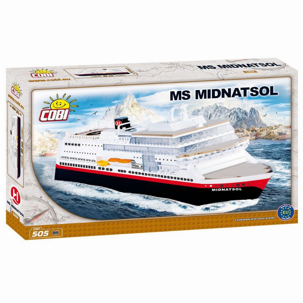 MS Midnatsol (Hurtigruten) Plastic Model Set (1:1200)