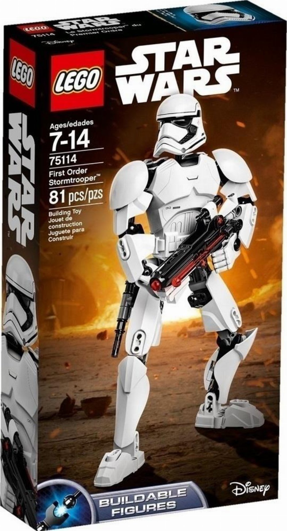 LEGO Star Wars – First Order Stormtrooper Buildable Action Figure (75114)