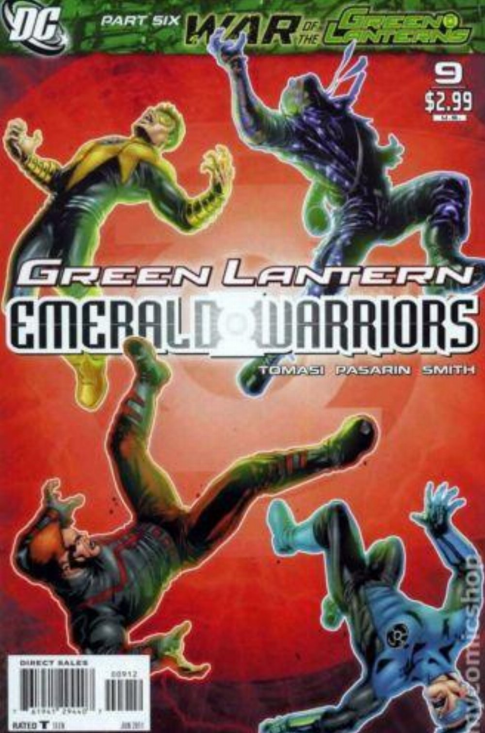 Green Lantern: Emerald Warriors # 9 2nd Printing Perez Variant Cover (2010)