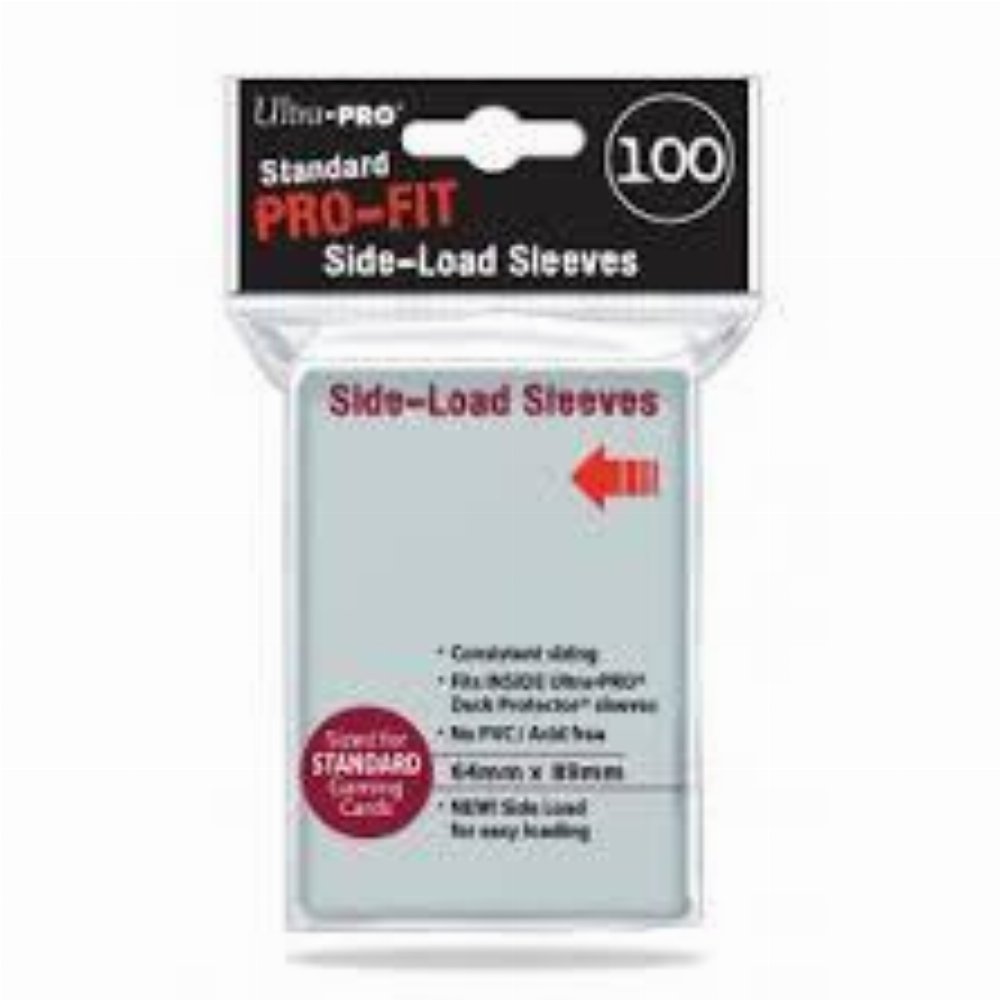 Ultra Pro Pro-Fit Card Sleeves Standard Size 100ct – Side-Load Clear