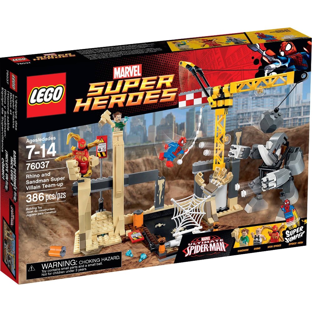 LEGO Marvel Super Heroes – Rhino and Sandman Super Villain Team-Up (76037)