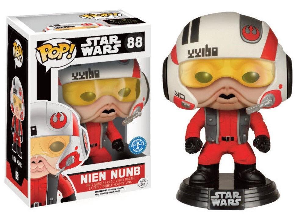 Φιγούρα Funko POP! Star Wars E7 The Force Awakens – Nien Nunb with Helmet #88 (Exclusive)