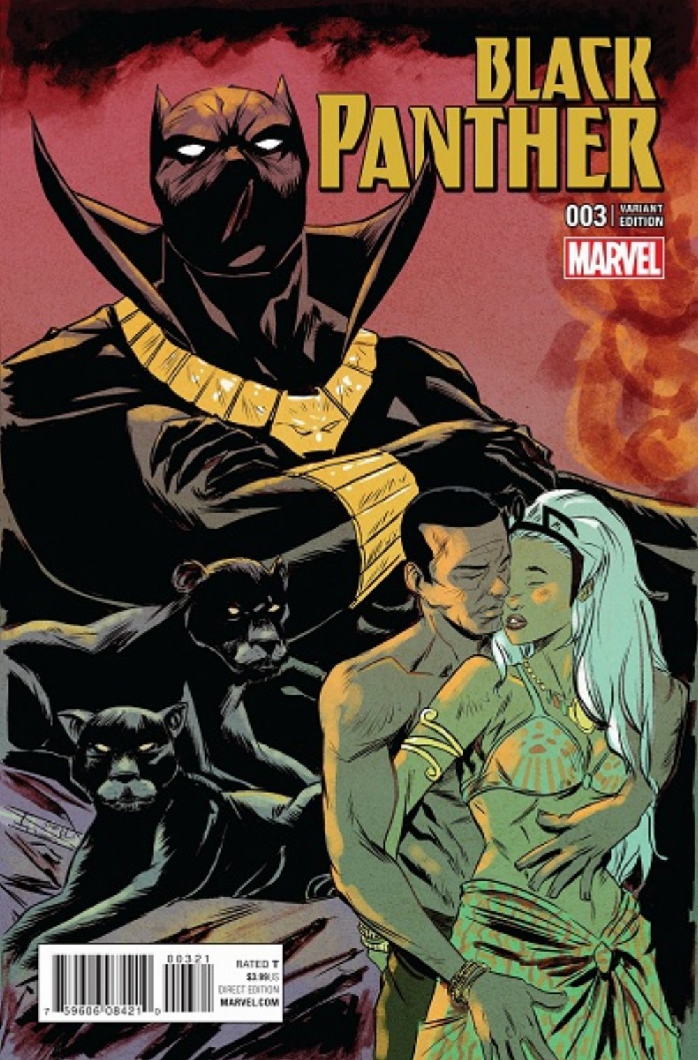 Black Panther (2016) #03 Greene Connecting Variant Cover