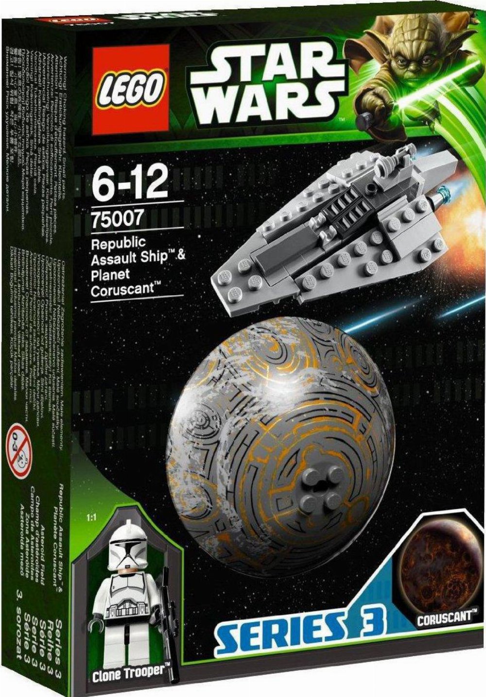 LEGO Star Wars – Republic Assault Ship And Corusant (75007)