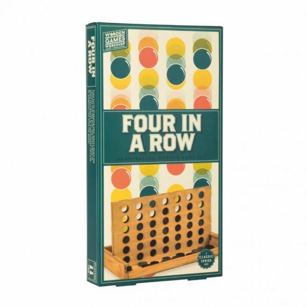Handcrafted Wooden Game Set – Four In A Row (Ξύλινο Σκορ 4)