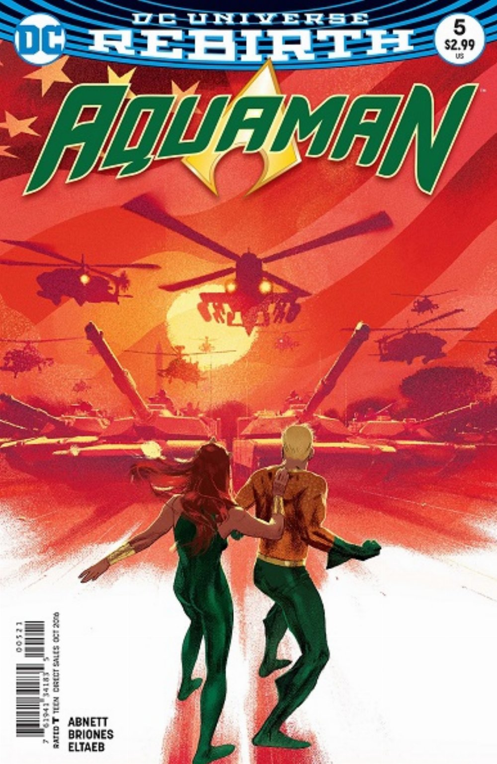 Τεύχος Κόμικ Aquaman #05 (Rebirth) Variant Cover