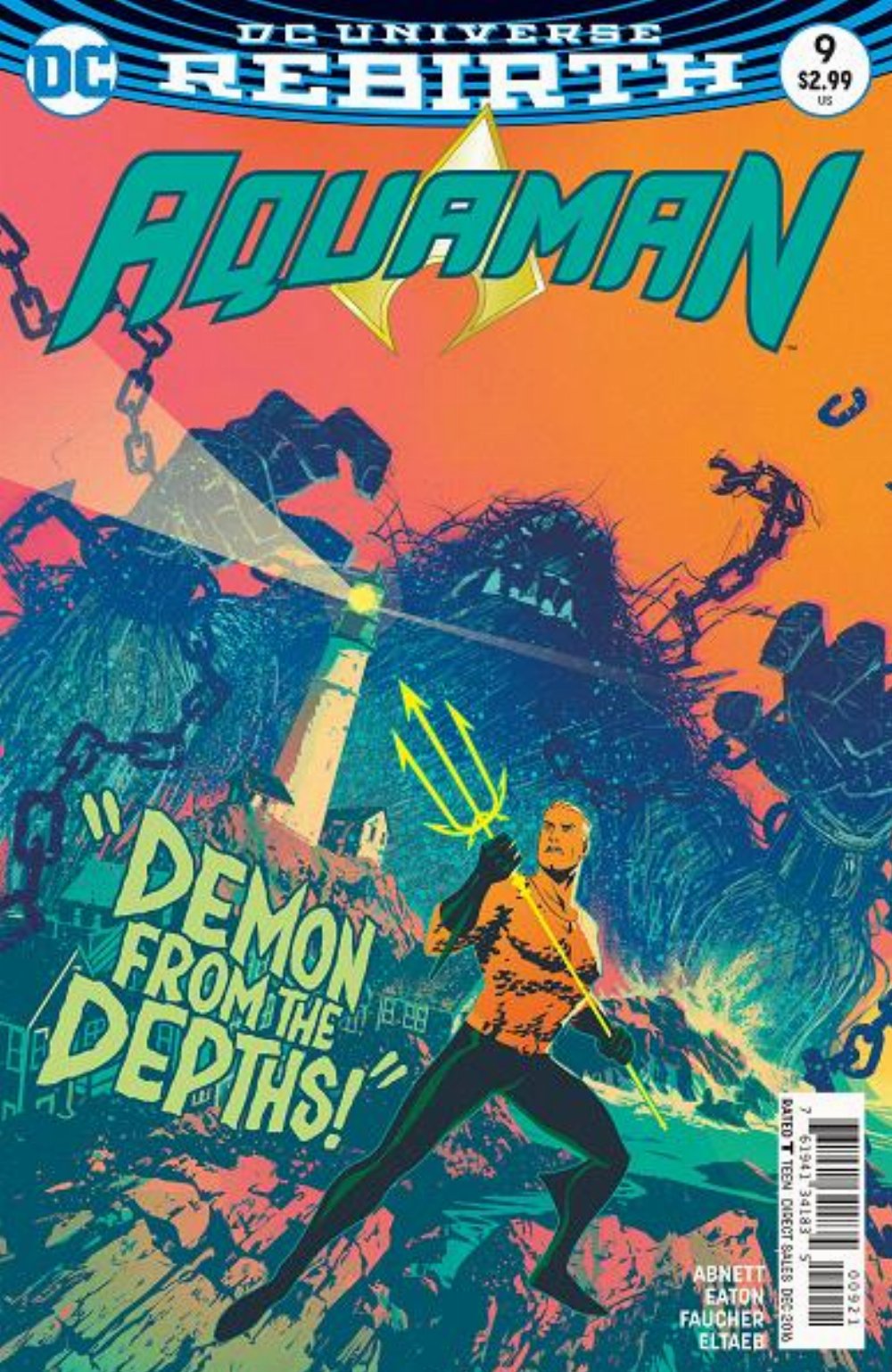 Τεύχος Κόμικ Aquaman #09 Variant Vover (Rebirth)
