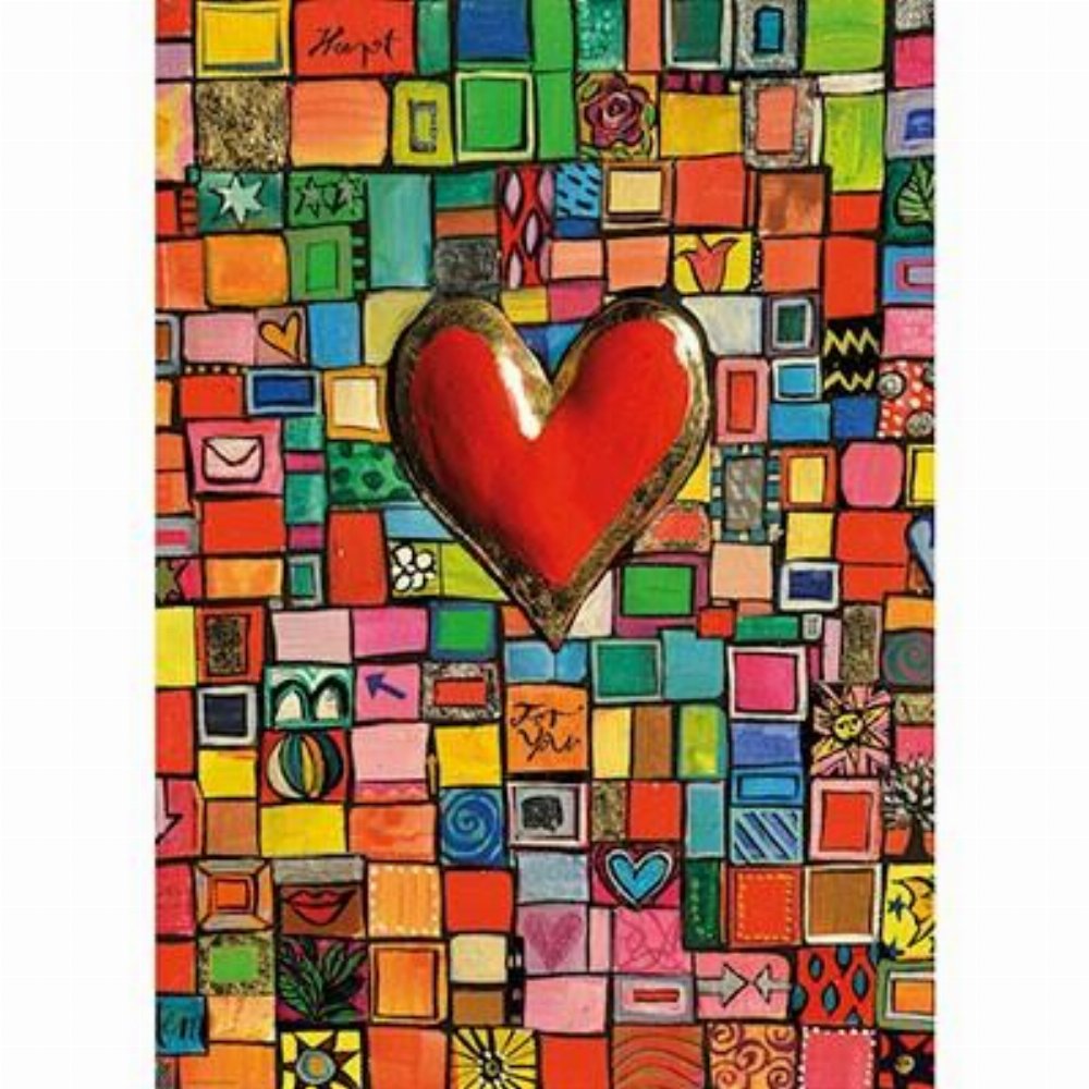 Puzzle 1000 pieces – Stefanie Steinmayer – Hearts of Gold – For You!
