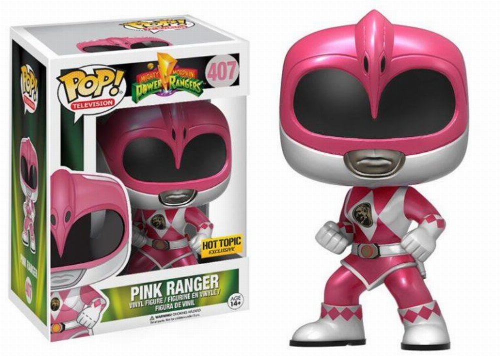 Φιγούρα Funko POP! Power Rangers – Pink Ranger Metallic #407 (Limited)