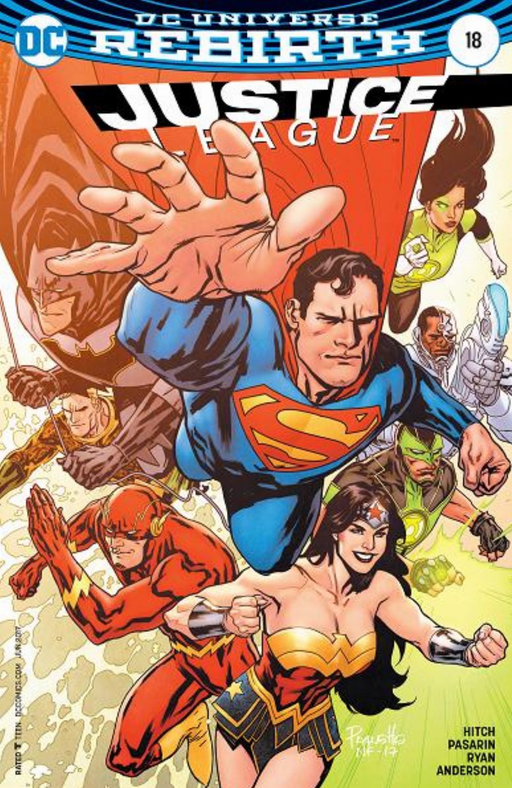 Justice League (Rebirth) #18 Variant Cover