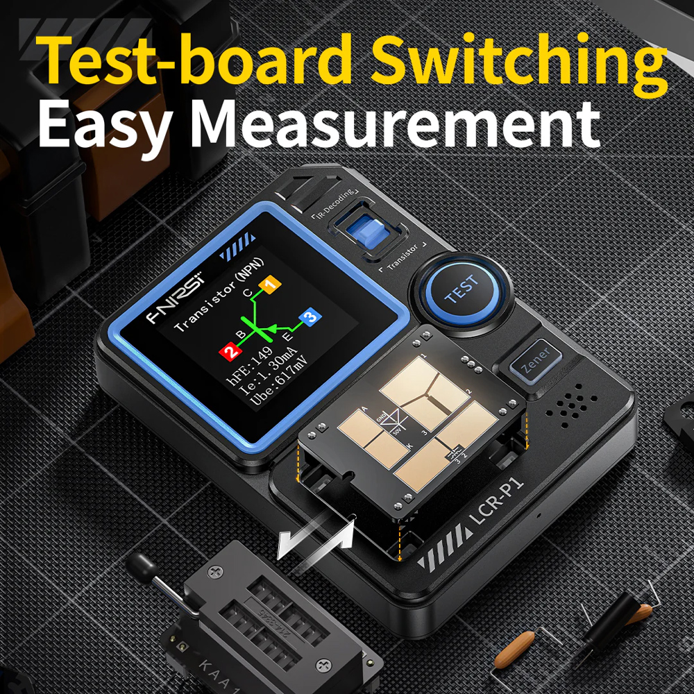 FNIRSI transistor tester LCR-P1, επαναφορτιζόμενο