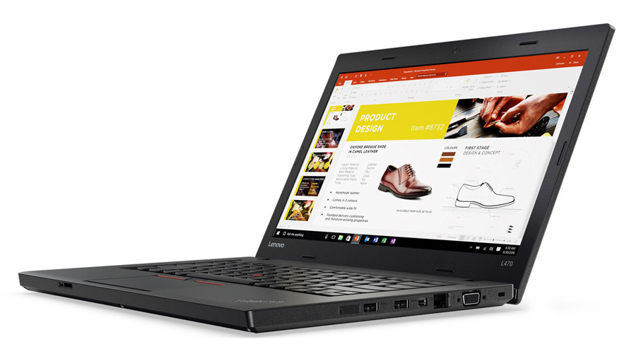 LENOVO Laptop ThinkPad L470, Refurbished Grade B, i5-6200U, 8/256GB SSD, 14″, Cam, HD Graphics 520, FreeDOS