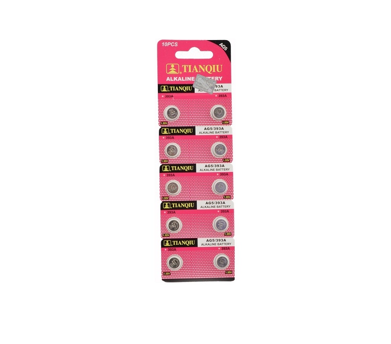 Αλκαλικές μπαταρίες – AG5/393A – 1.55V – 10pcs – 681057