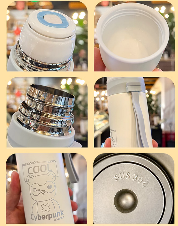 Φορητό παγούρι-θερμός – MX-2305 – 500ml – 104806 – Black