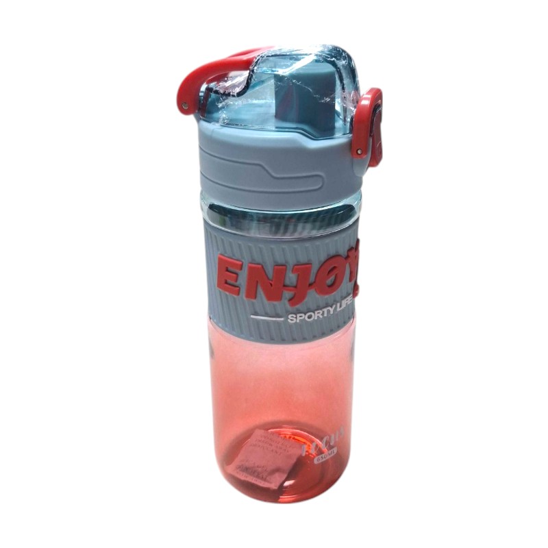 Φορητό παγούρι πλαστικό – 233-2 – 650ml – 219576 – Pink