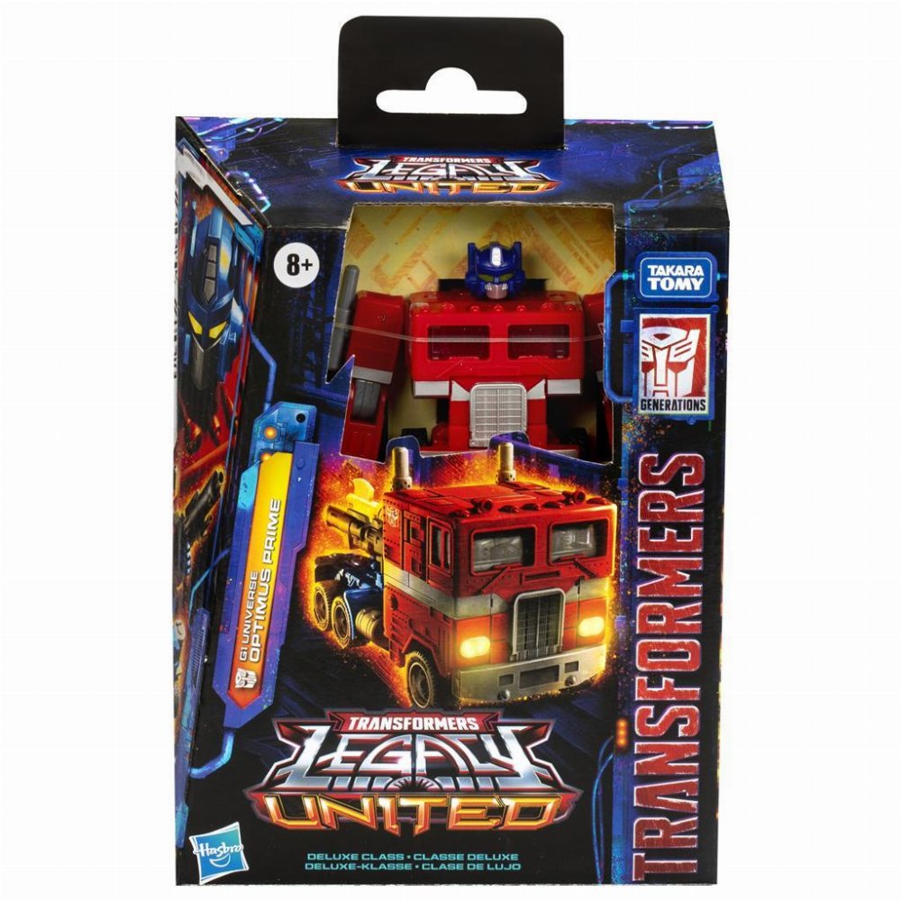 Transformers: Deluxe Class – G1 Universe Optimus Prime Φιγούρα Δράσης (14cm)