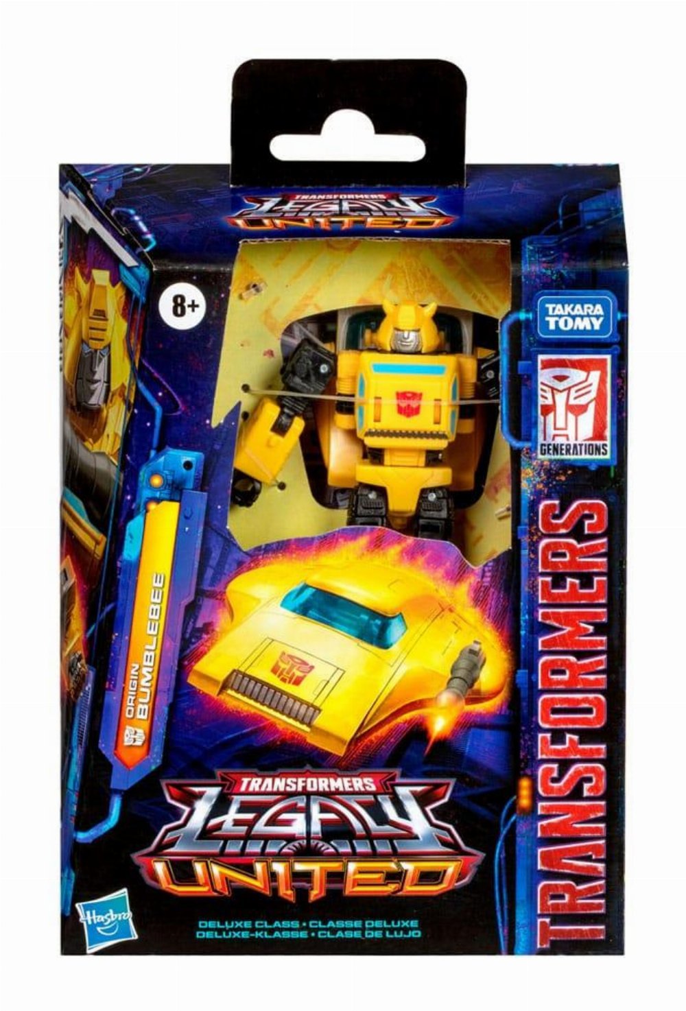 Transformers: Generations Legacy United Deluxe Class - Origin Bumblebee Φιγούρα Δράσης (14cm)