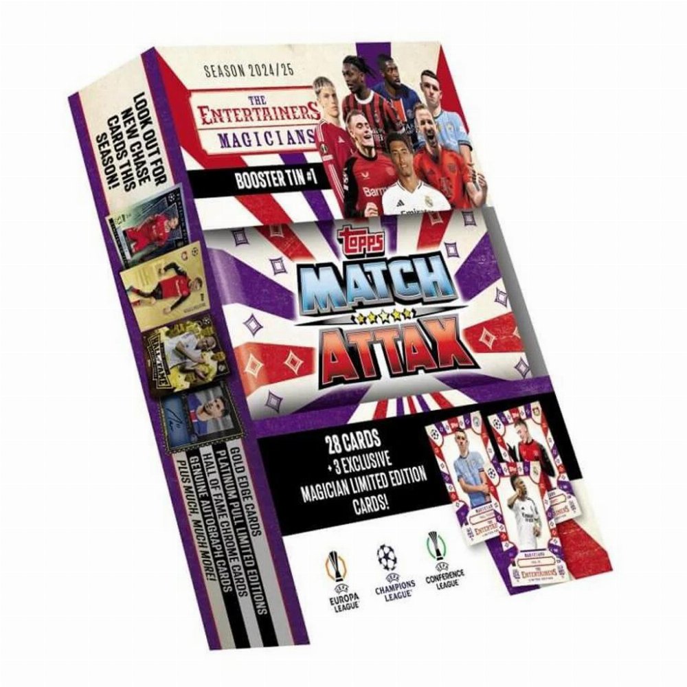 Topps – Match Attax UCC 2024-25 Κάρτες Mini Tin #1 (31 Κάρτες)