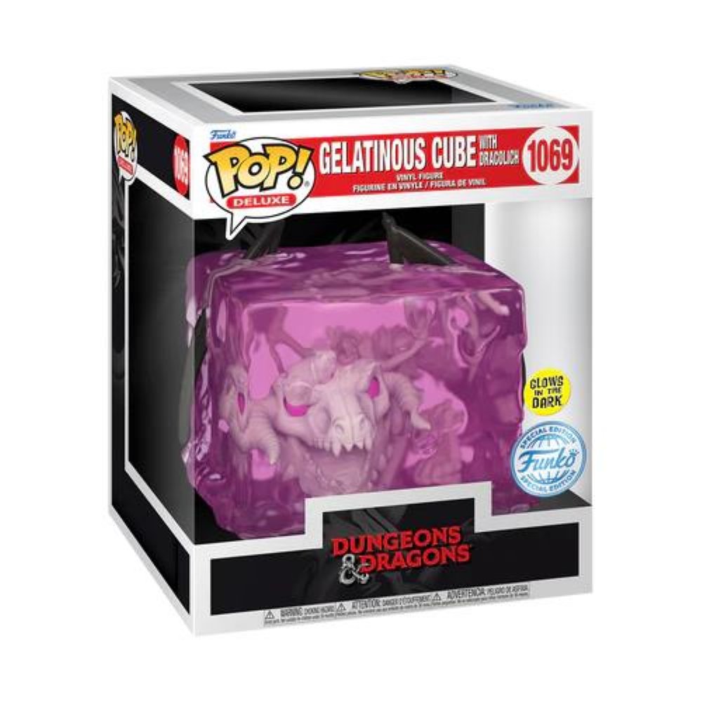 Φιγούρα Funko POP! Deluxe: Dungeons & Dragons – Gelatinous Cube with Dracolich (GITD) #1069 (Exclusive)