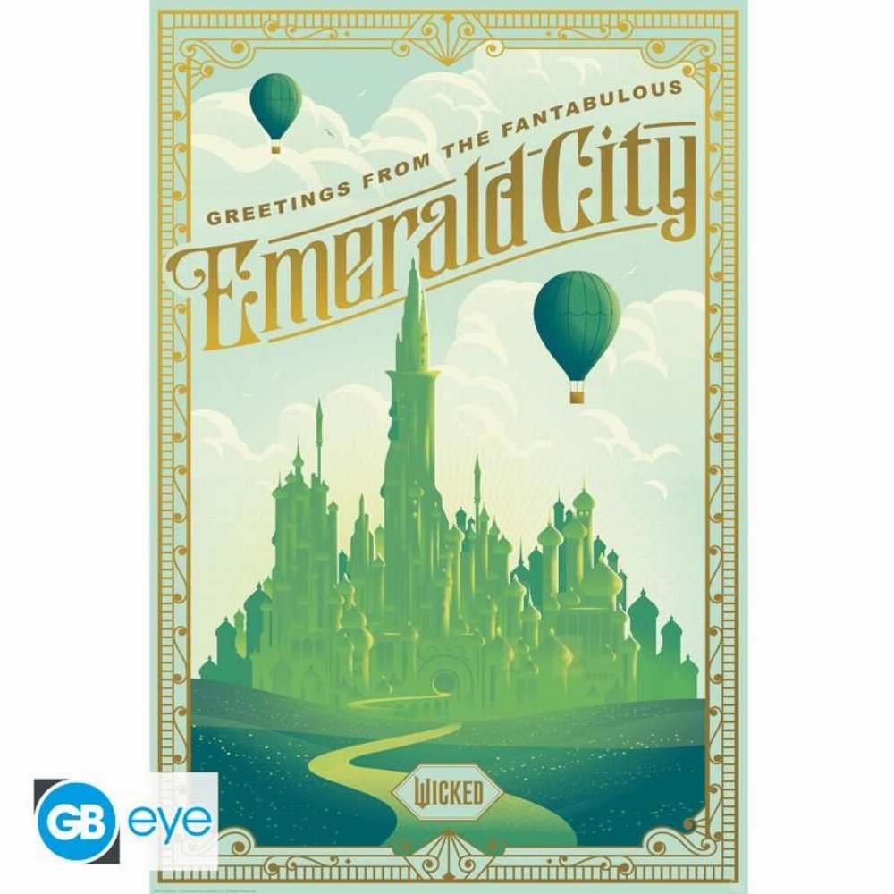Wicked (2024) – Emerald City Αυθεντική Αφίσα (92x61cm)