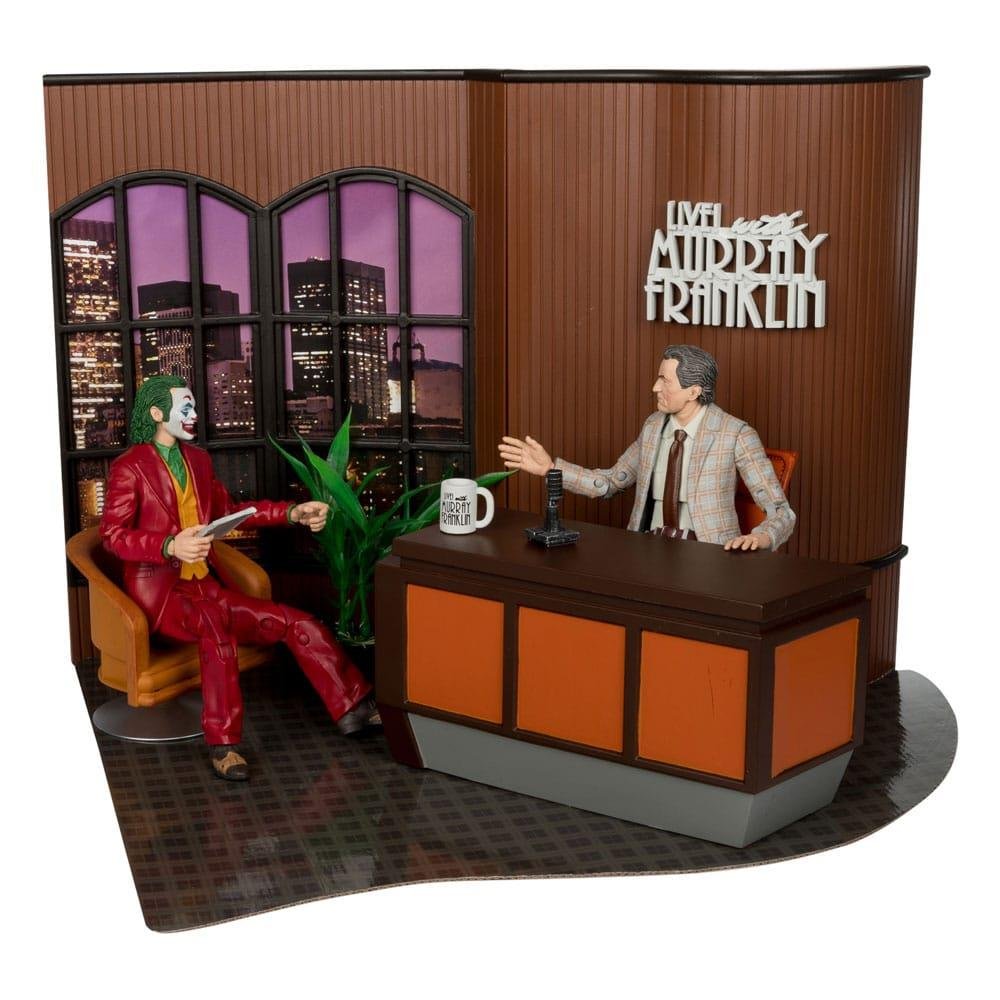 DC Multiverse: Joker Movie – The Joker (Live with Murray Franklin) Deluxe Φιγούρα Δράσης (18cm)