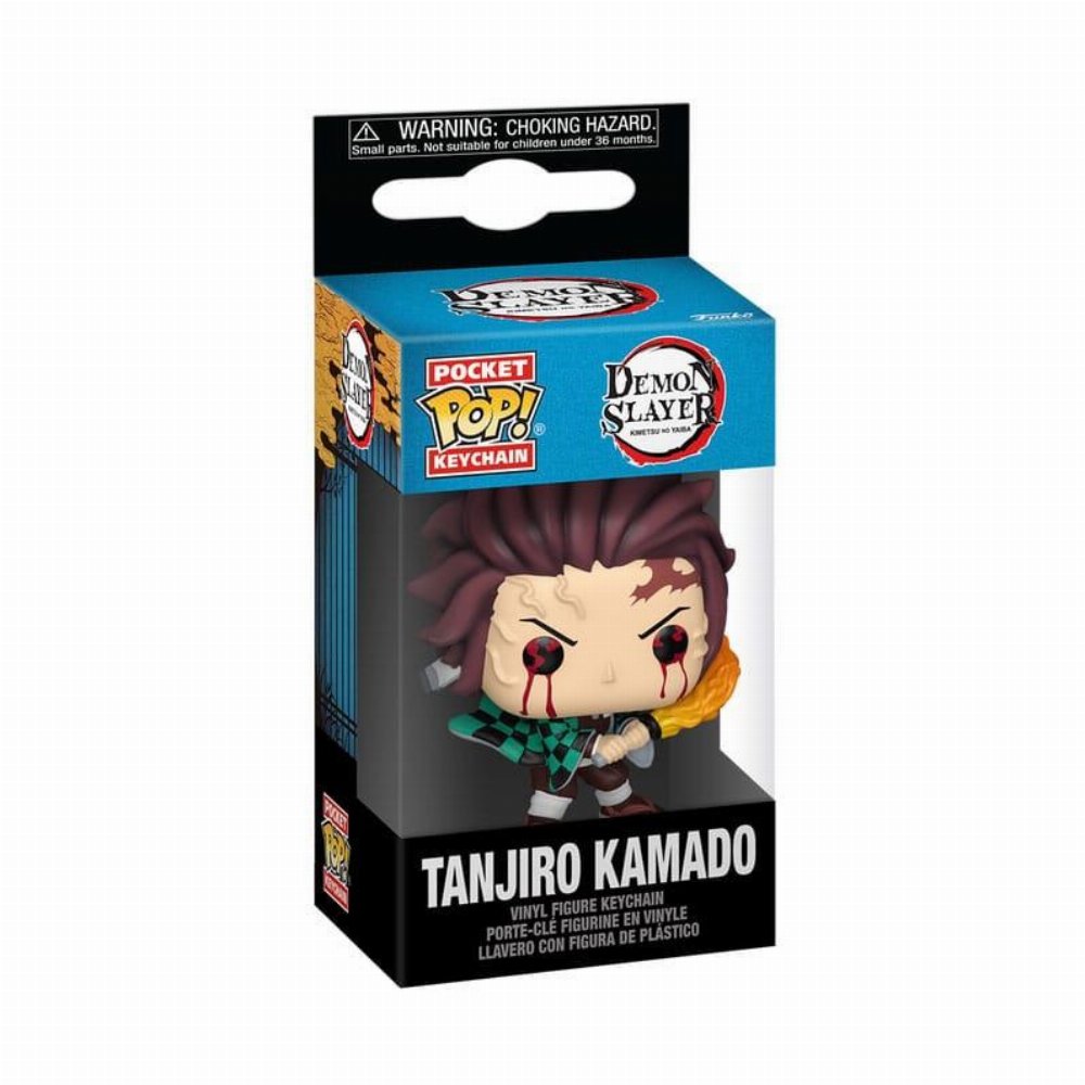 Funko Pocket POP! Μπρελόκ Demon Slayer: Kimetsu no Yaiba – Tanjiro Kamado Φιγούρα