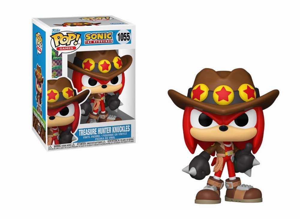 Φιγούρα Funko POP! Sonic the Hedgehog – Treasure Hunter Knuckles #1055