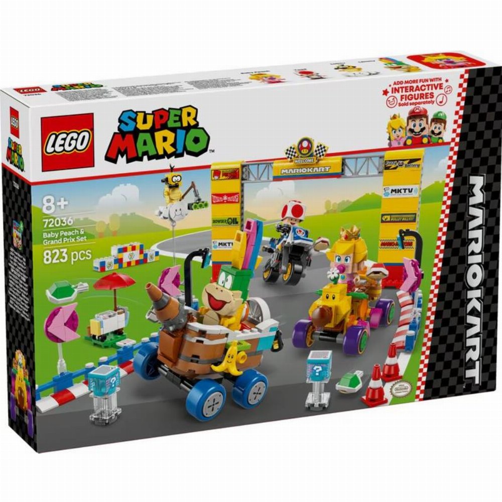 LEGO Super Mario – Mario Kart Baby Peach & Grand Prix Set (72036)