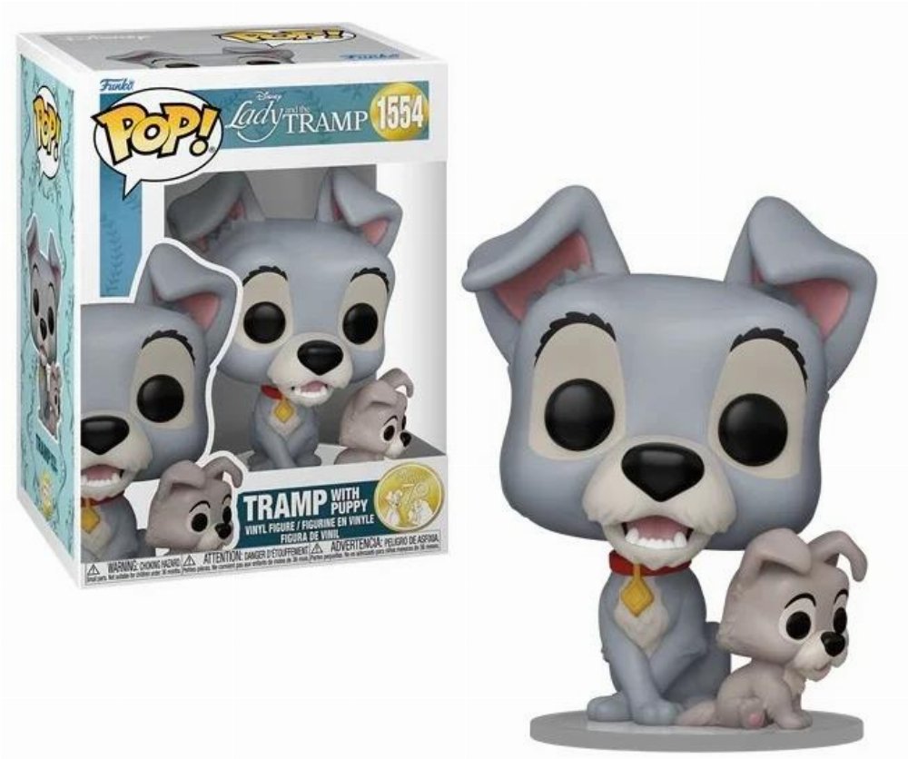 Φιγούρα Funko POP! Disney: The Lady and the Tramp – Tramp with Puppy #1554