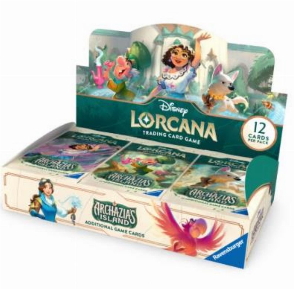 Disney Lorcana TCG – Archazia’s Island Booster Box (24 Packs)
