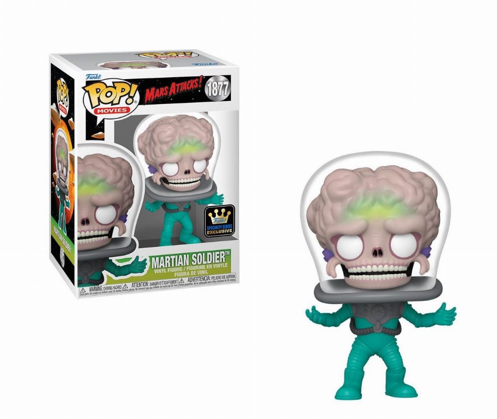 Φιγούρα Funko POP! Mars Attacks! – Martian Soldier #1877 (Specialty Series)