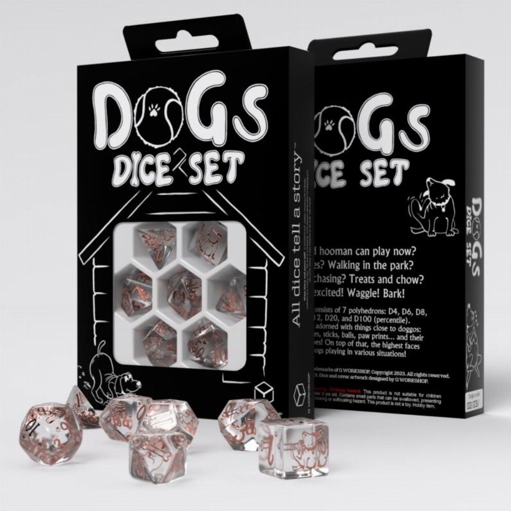 Σετ Ζάρια – Dogs Dice Set: Bubbles