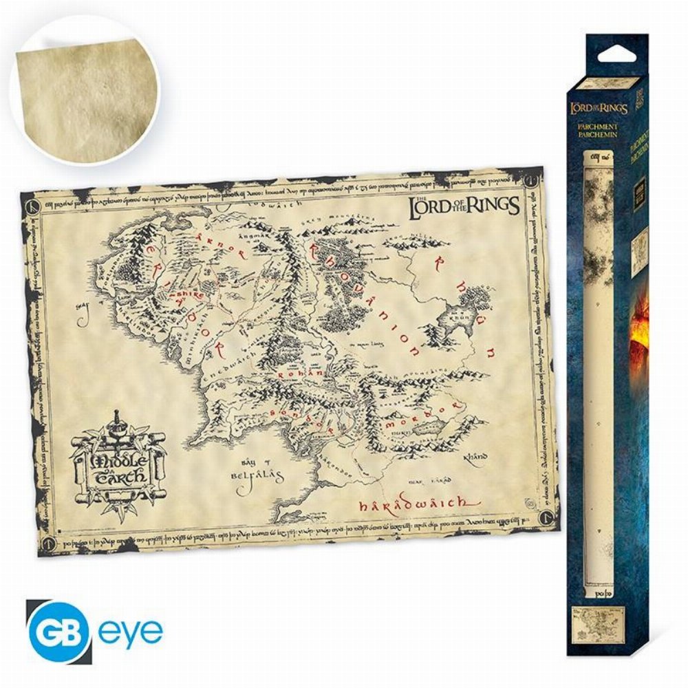 The Lord of the Rings – Middle Earth Αφίσα Περγαμηνή (66x46cm)
