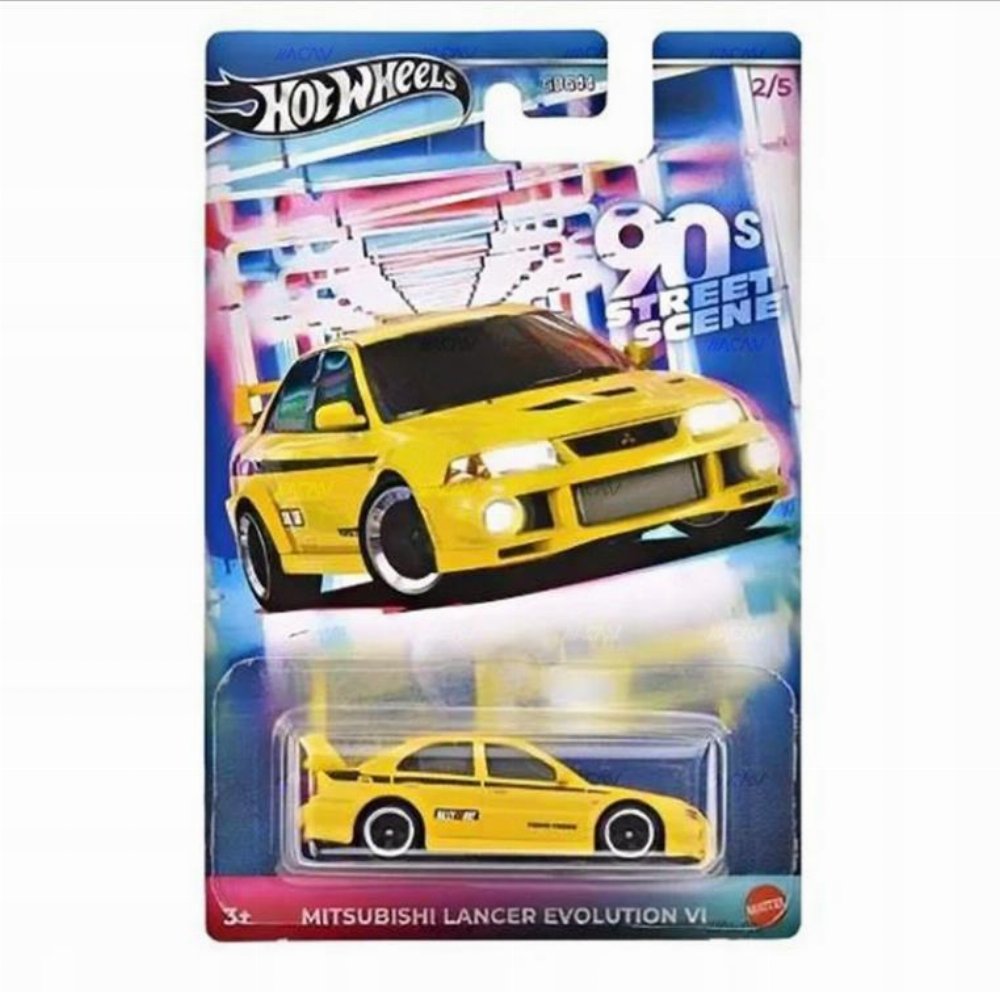 Hot Wheels – 90’S Street Scene – Mitsubishi Lancer Evolution VI (JCB58)