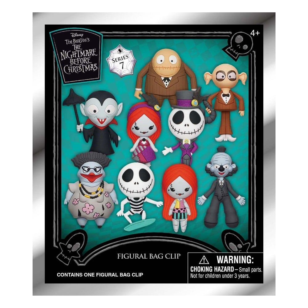 Disney: Nightmare Before Christmas – 3D Bag Clip Μπρελόκ Series 6 (Τυχαίο Περιεχόμενο)