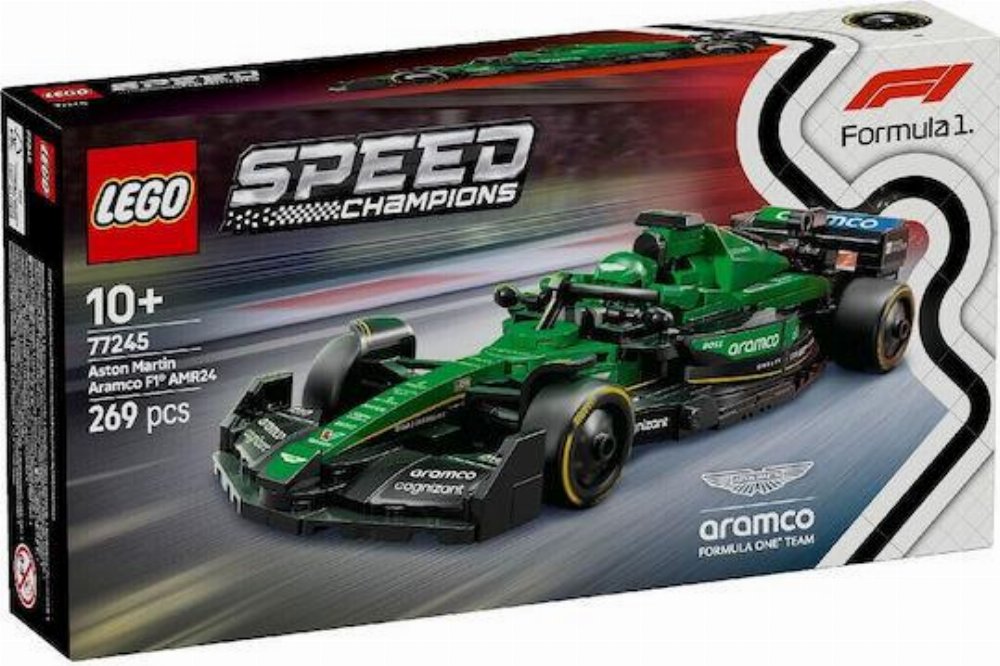 LEGO Speed Champions – Aston Martin Aramco F1 AMR24 Race Car (77245)