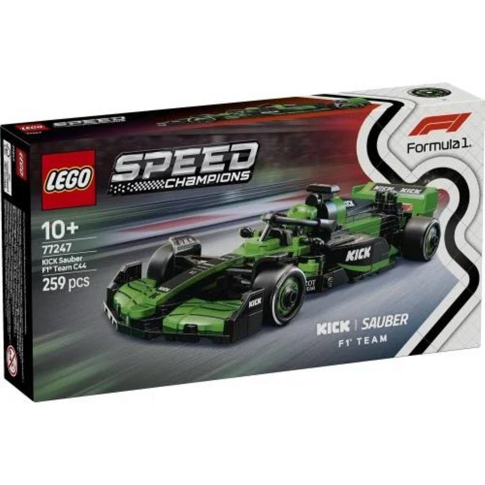 LEGO Speed Champions – Kick Sauber F1 Team C44 Race Car (77247)