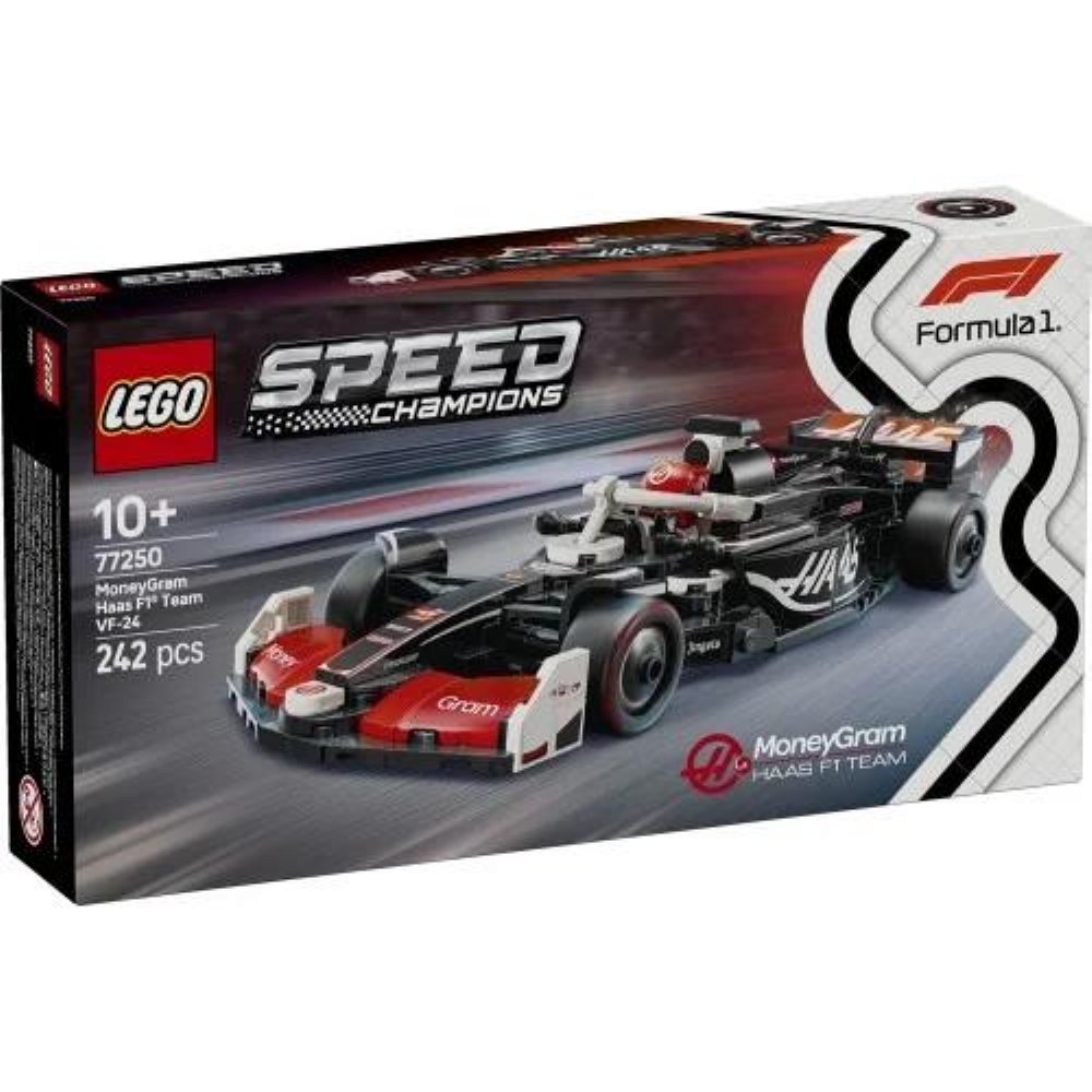 LEGO Speed Champions – Moneygram Haas F1 Team VF-24 Race Car (77250)