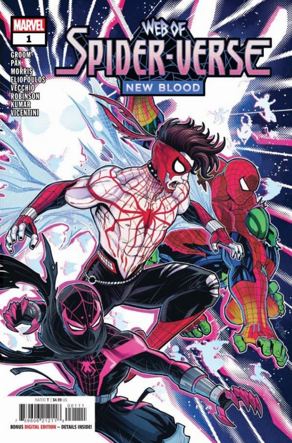 Τεύχος Κόμικ Web Of Spider-Verse New Blood #1