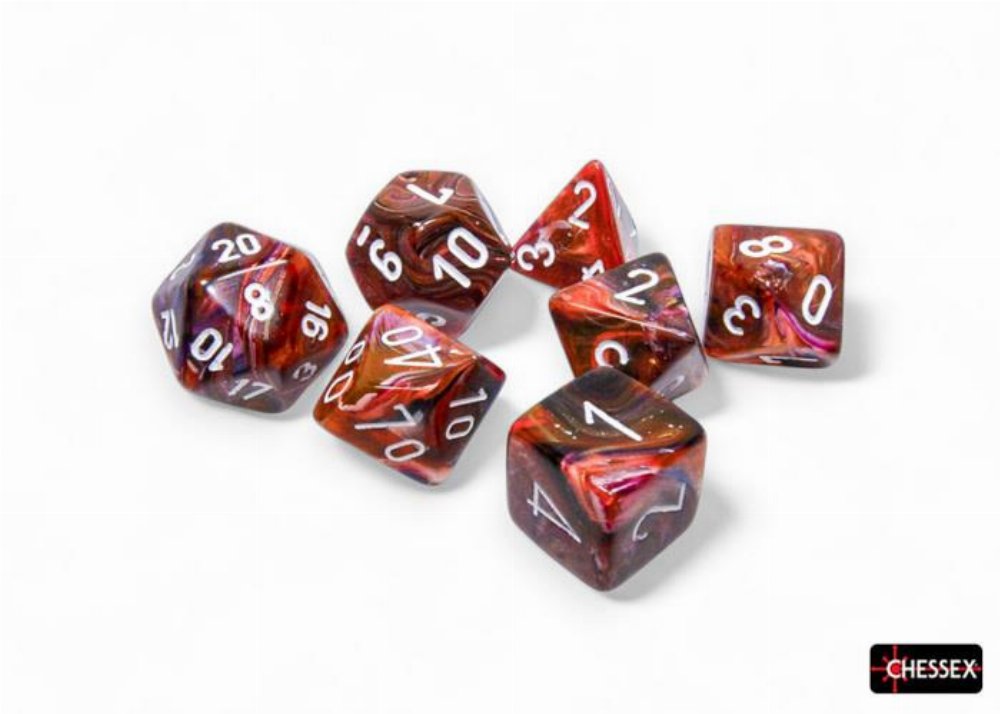 Σετ Ζάρια – 7 Dice Set Polyhedral Festive Symphony