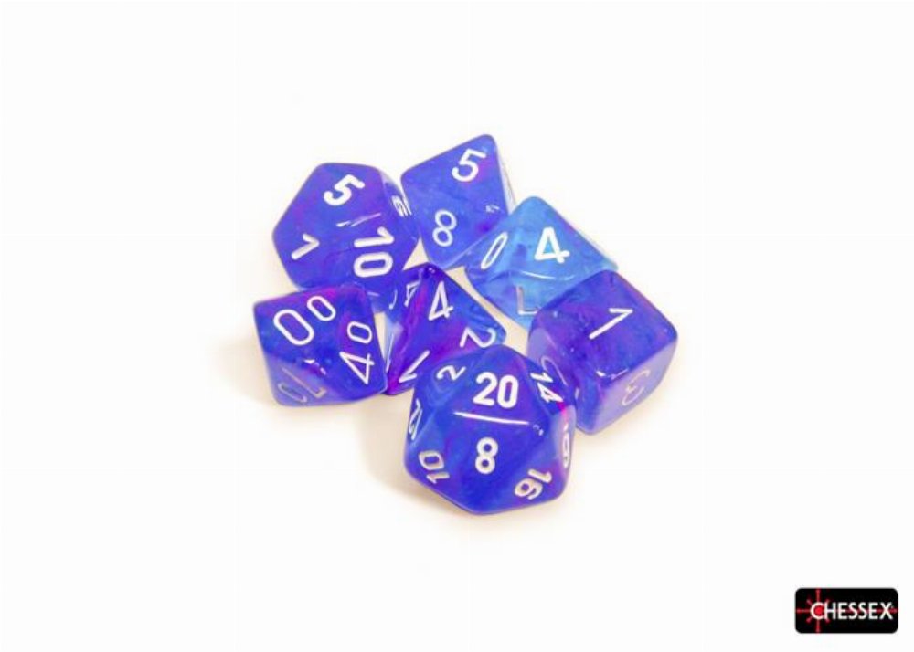 Σετ Ζάρια – 7 Dice Set Polyhedral Nebula Luminary Aura