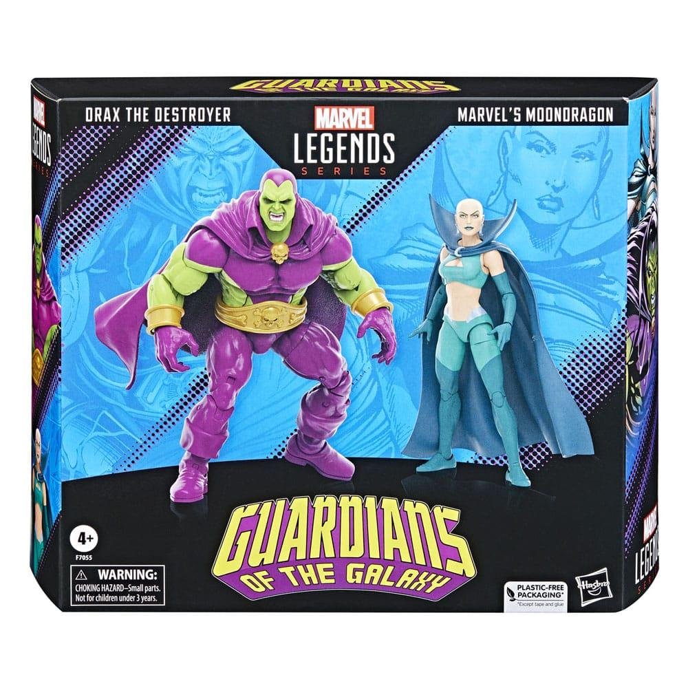 Guardians of the Galaxy Comics: Marvel Legends – Drax the Destroyer & Marvel’s Moondragon 2-Pack (15cm)