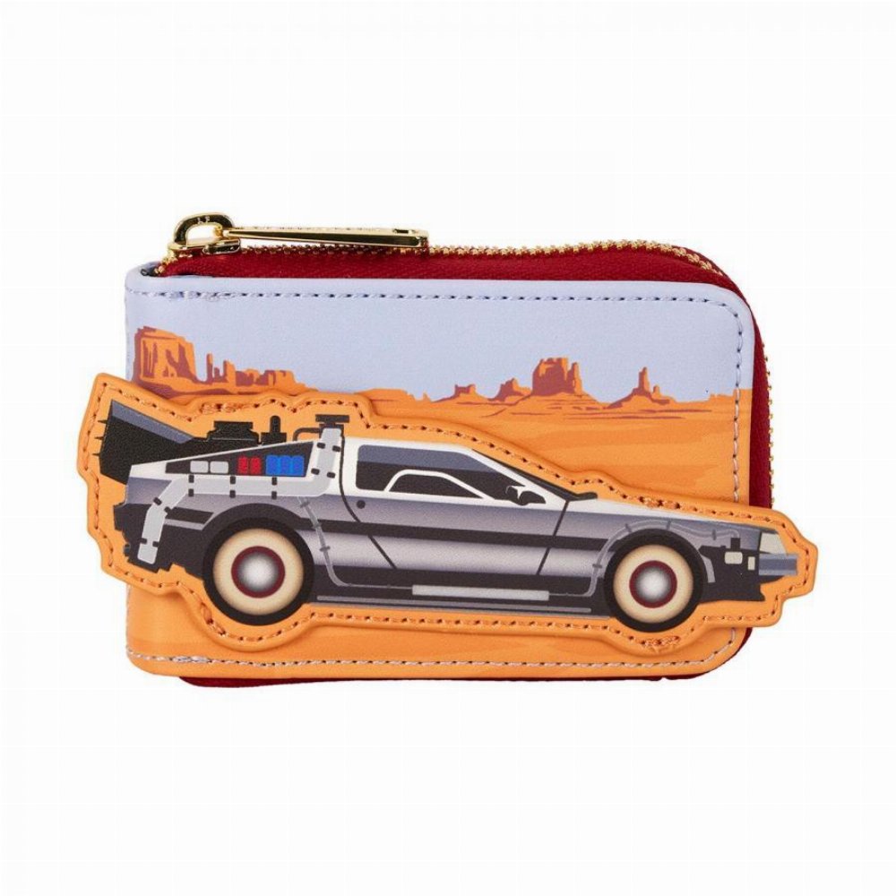 Loungefly – Back to the Future 40th Anniversary – Delorean Αυθεντικό Προτοφόλι