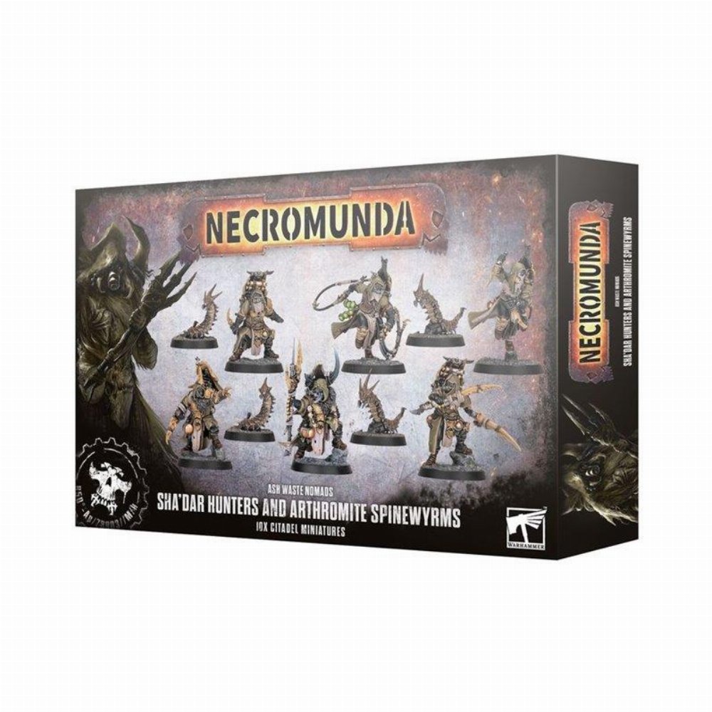 Necromunda: Ash Waste Nomads – Sha’dar Hunters and Arthromite Spinewyrms