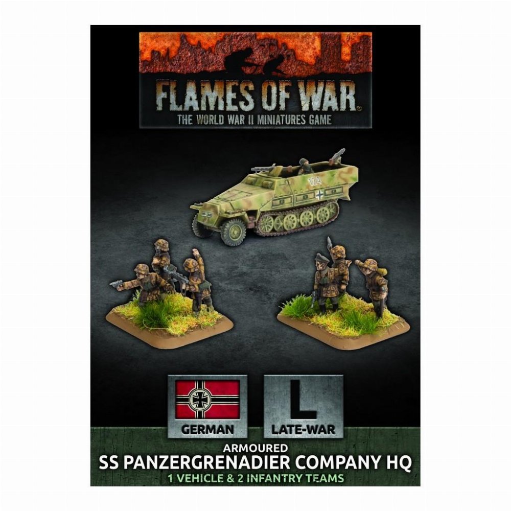 Flames of War – Armoured SS Panzergrenadier Company HQ
